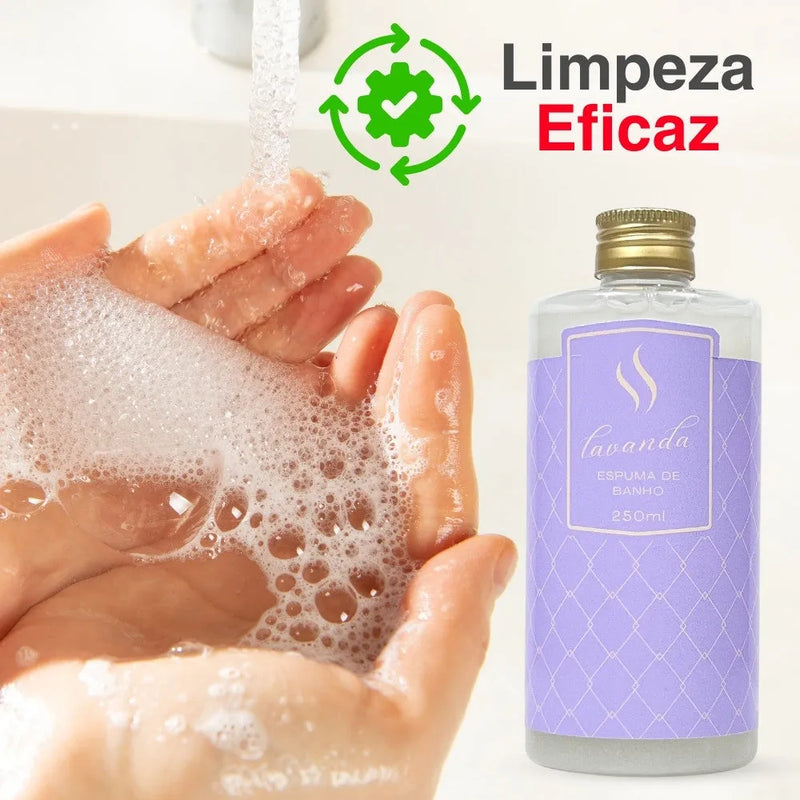 Espuma para Banho Lavanda Inglesa 250ml - Perfume de Ester