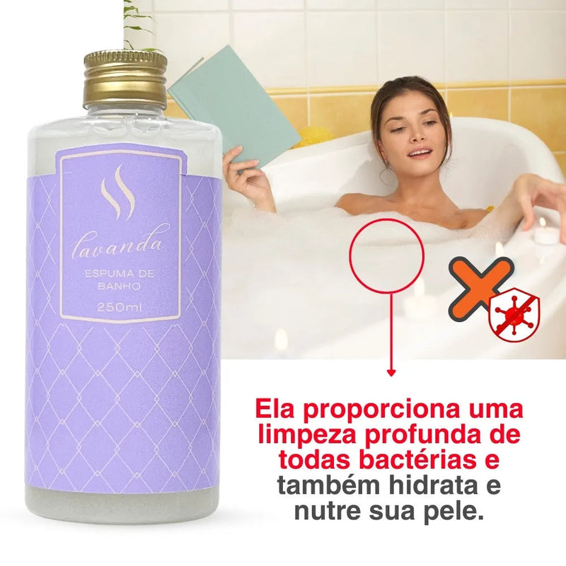 Espuma para Banho Lavanda Inglesa 250ml - Perfume de Ester