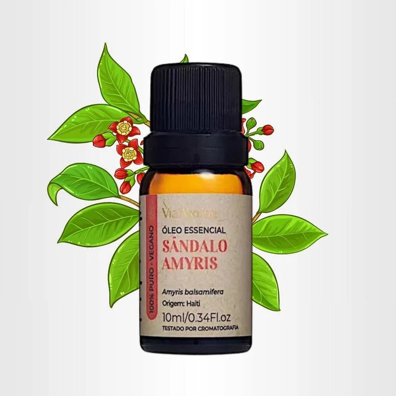 Óleo Essencial de Sândalo Amyris 10ml - Perfume de Ester