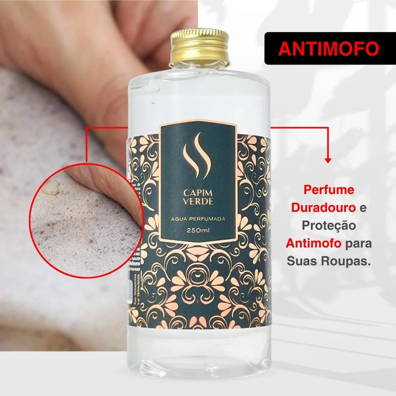 Refil de Água Perfumada Capim Verde 500ml - Perfume de Ester - Perfume de Ester