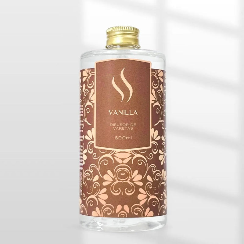 Difusor de Varetas Refil - Vanilla 500ml - Perfume de Ester