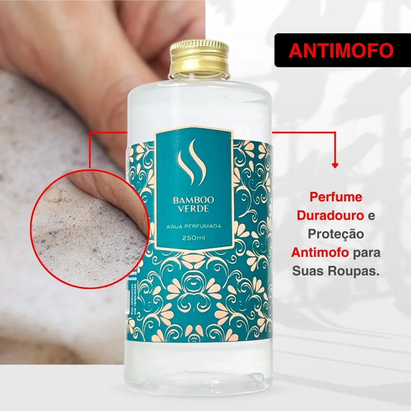 Refil de Água Perfumada Bamboo Verde 500ml - Perfume de Ester - Perfume de Ester