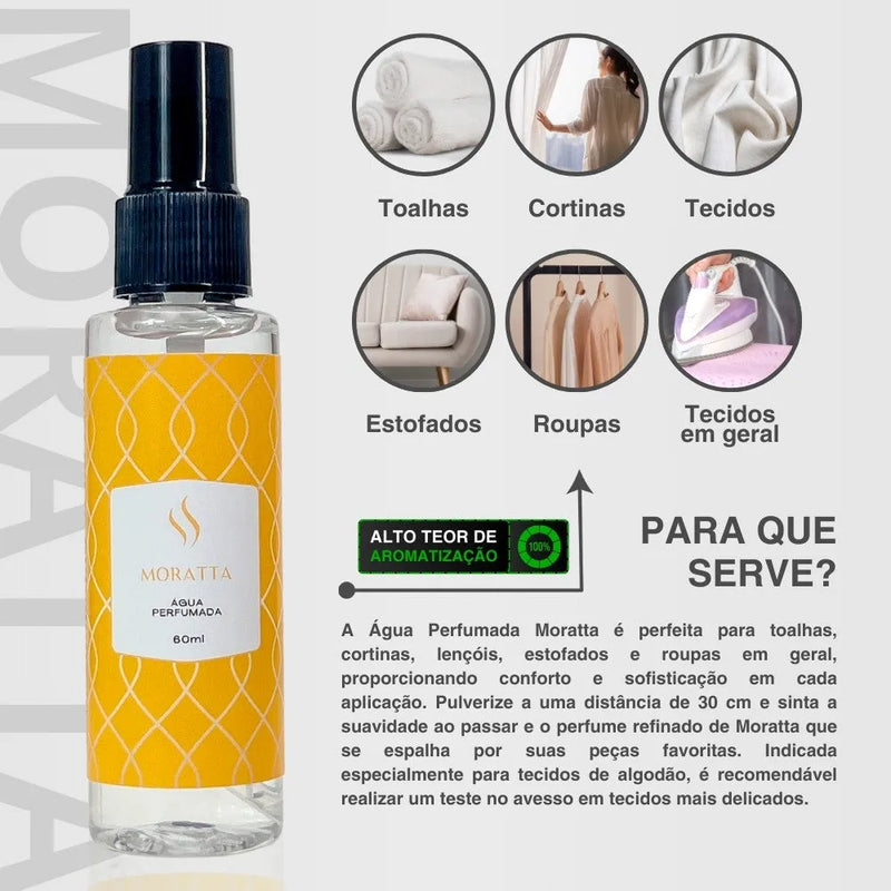 Água Perfumada Moratta 60ml - Perfume de Ester - Perfume de Ester