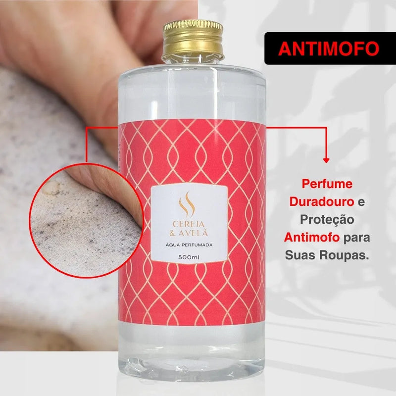 Refil de Água Perfumada Cereja e Avelã 500ml - Perfume de Ester - Perfume de Ester