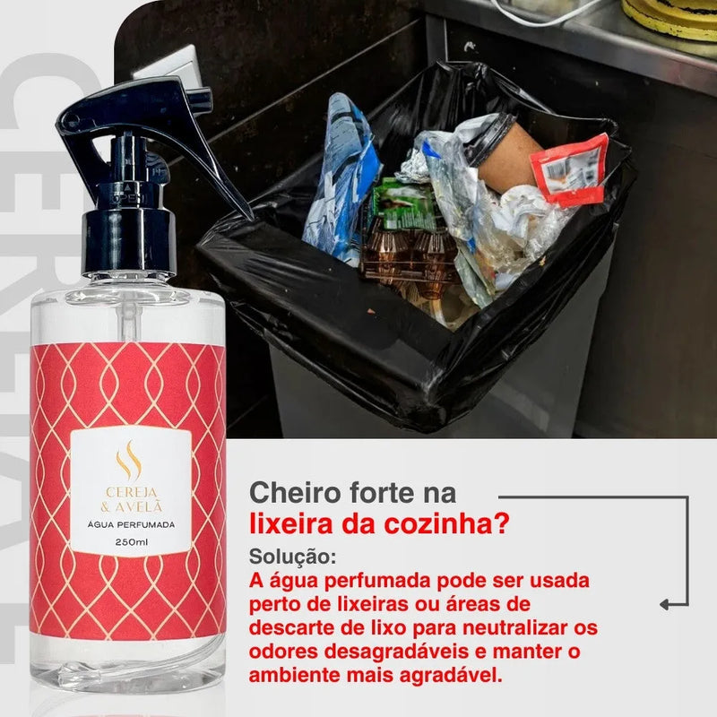 Água Perfumada Cereja e Avelã 250ml - Perfume de Ester - Perfume de Ester