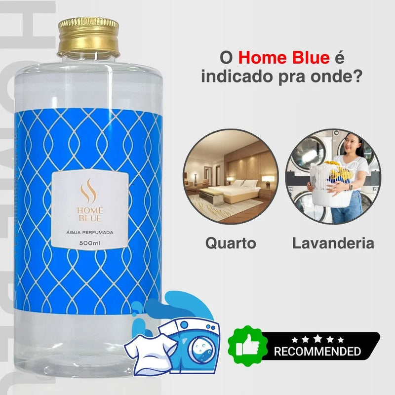 Refil de Água Perfumada Home Blue 500ml - Perfume de Ester - Perfume de Ester