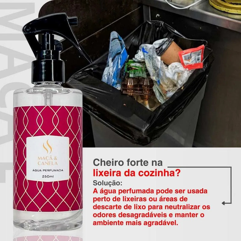 Água Perfumada Maçã e Canela 250ml - Perfume de Ester - Perfume de Ester