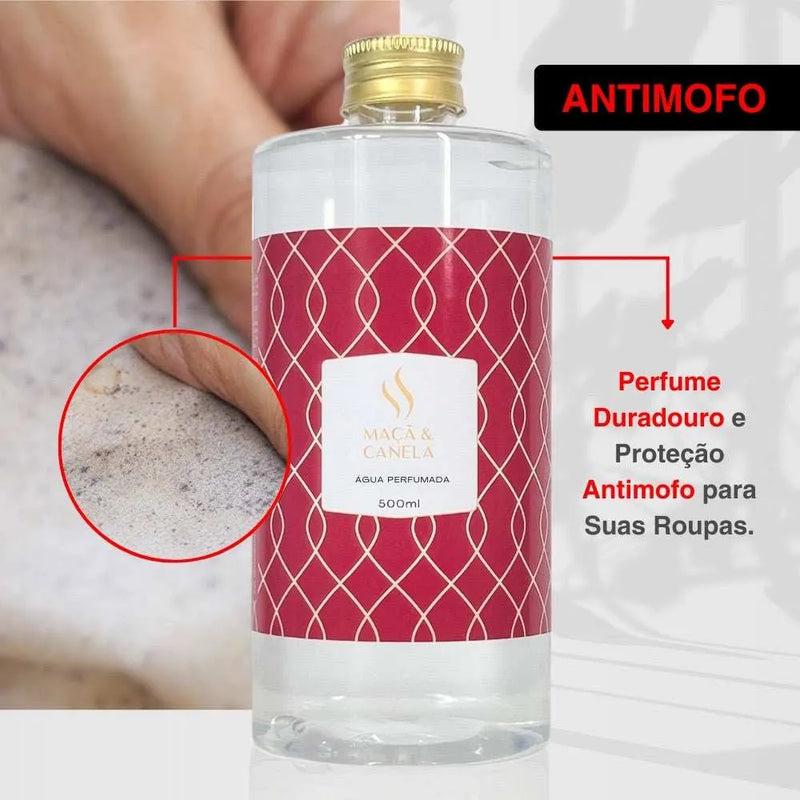 Refil de Água Perfumada Maçã e Canela 500ml - Perfume de Ester - Perfume de Ester