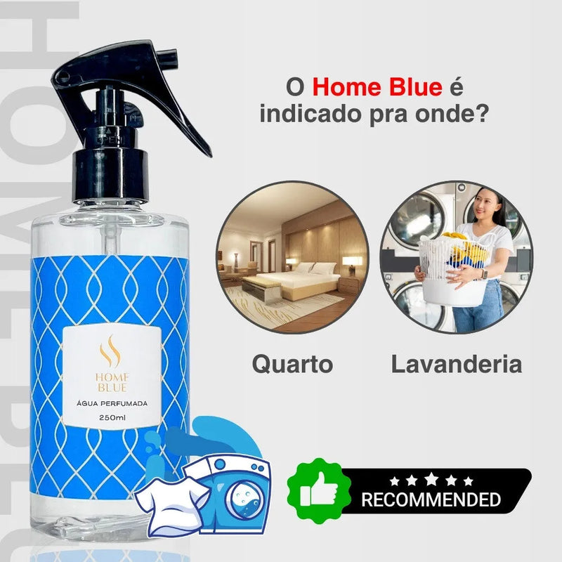 Água Perfumada Home Blue 250ml - Perfume de Ester - Perfume de Ester