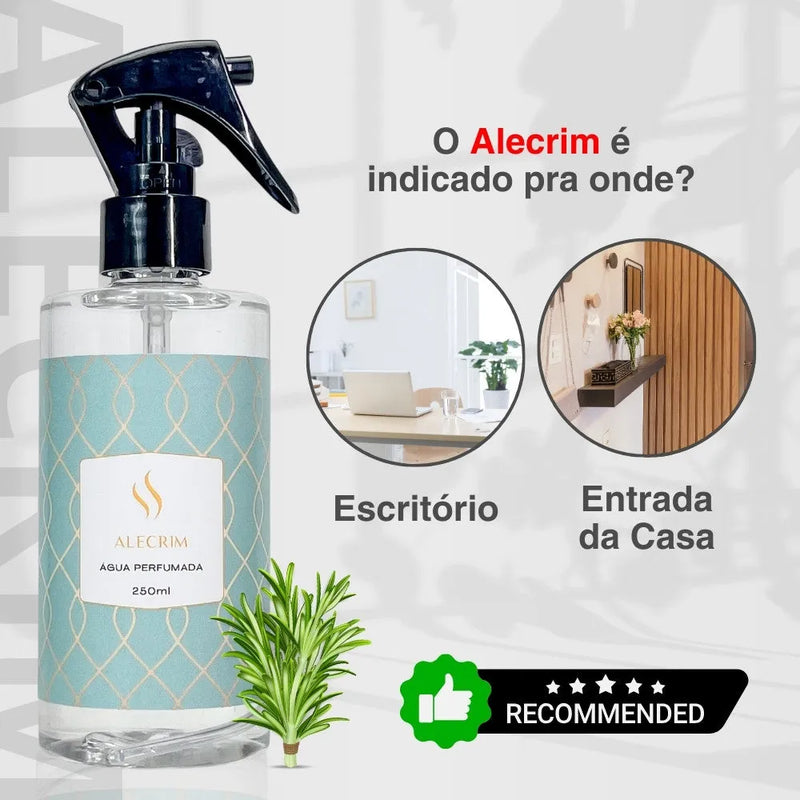 Água Perfumada Alecrim 250ml - Perfume de Ester - Perfume de Ester