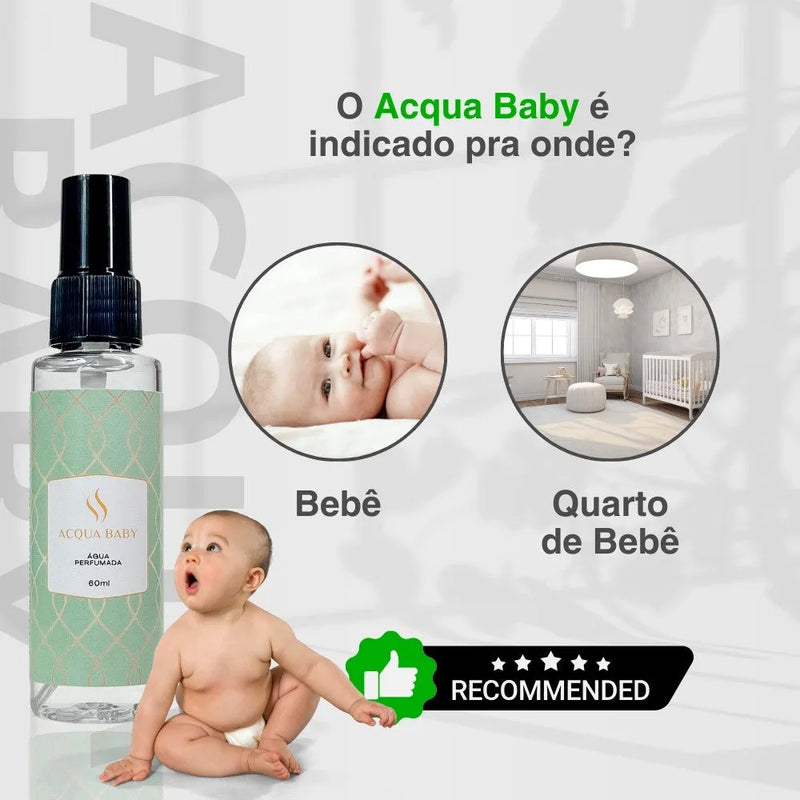 Água Perfumada Acqua Baby 60ml - Perfume de Ester - Perfume de Ester