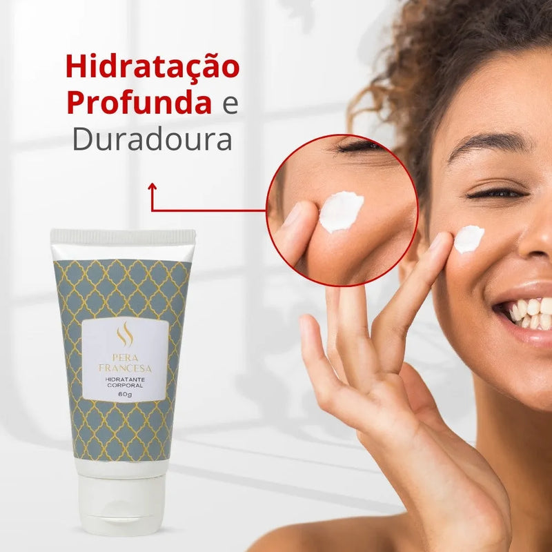 Creme Hidratante Corporal Pera Francesa 60g - Perfume de Ester - Perfume de Ester