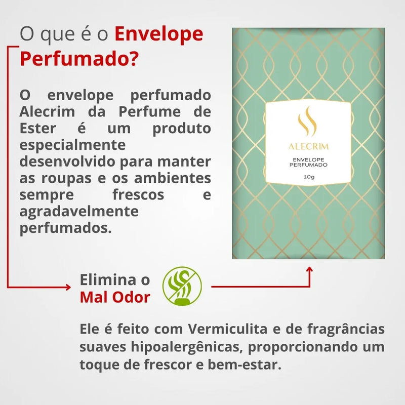 Envelope Perfumado Alecrim 10g - Perfume de Ester