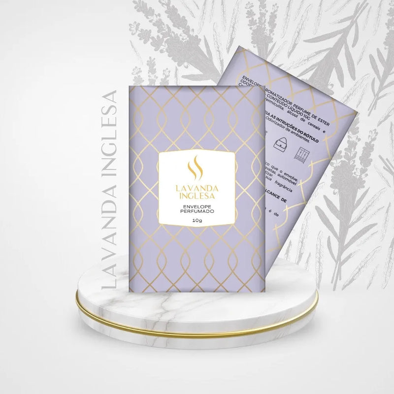 Envelope Perfumado Lavanda Inglesa 10g - Perfume de Ester