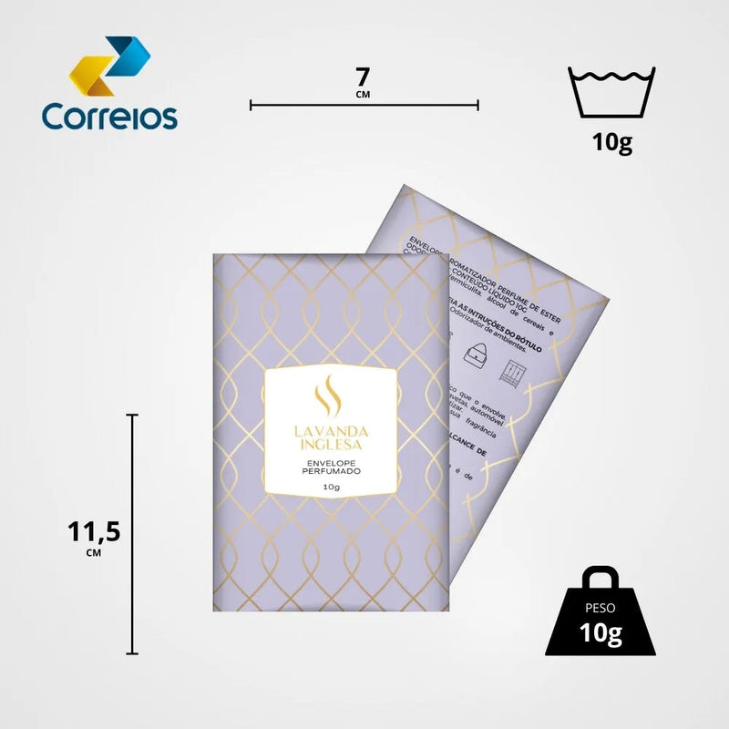 Envelope Perfumado Lavanda Inglesa 10g - Perfume de Ester