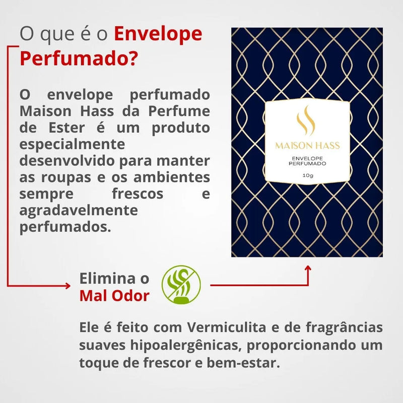 Envelope Perfumado Maison Hass 10g - Perfume de Ester