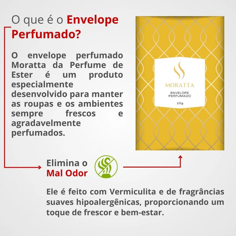 Envelope Perfumado Moratta 10g - Perfume de Ester