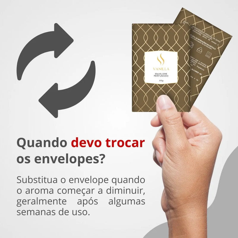 Envelope Perfumado Vanilla 10g - Perfume de Ester