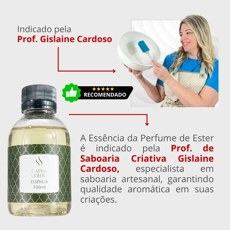 Essência Capim Verde 100ml - Perfume de Ester