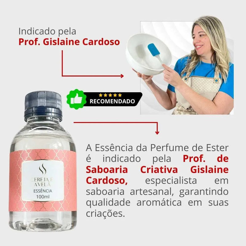 Essência Cereja e Avelã 100ml - Perfume de Ester