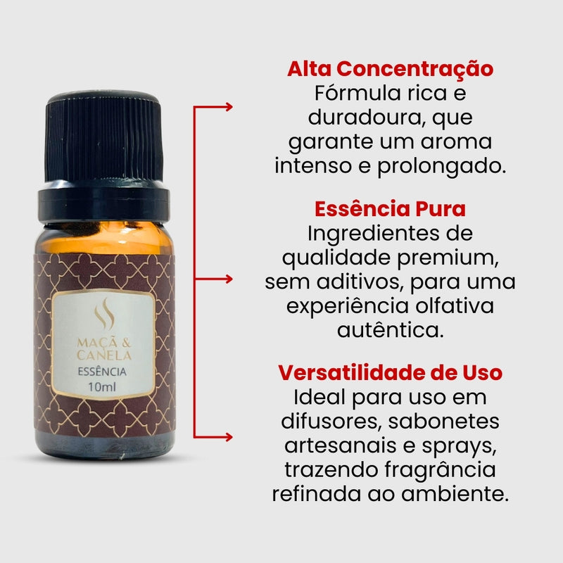 Essência Maça e Canela 10ml