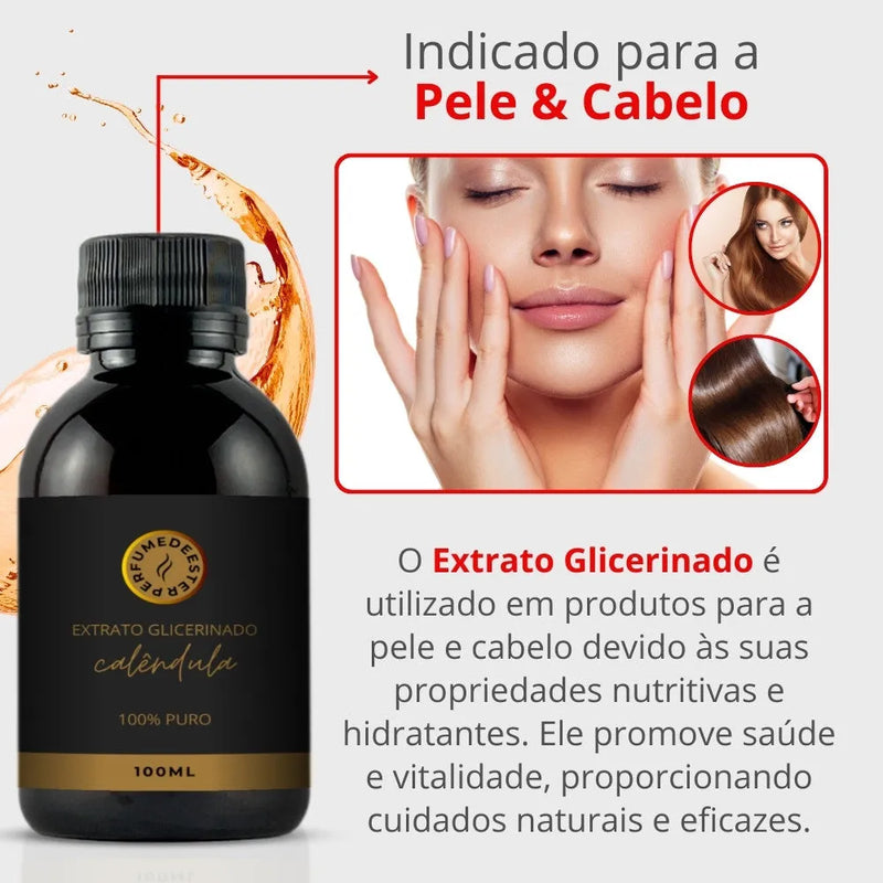 Extrato Glicerinado de Calêndula 100ml - Perfume de Ester