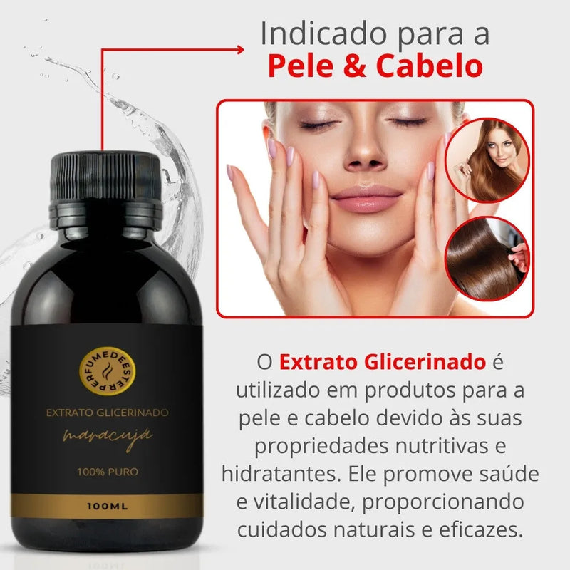 Extrato Glicerinado de Maracujá 100ml - Perfume de Ester