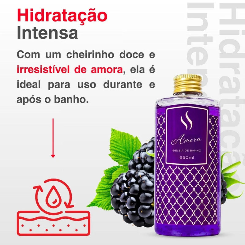 Geleia para Banho de Amora 250ml - Perfume de Ester