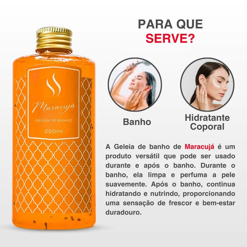 Geleia para Banho de Maracujá 250ml - Perfume de Ester