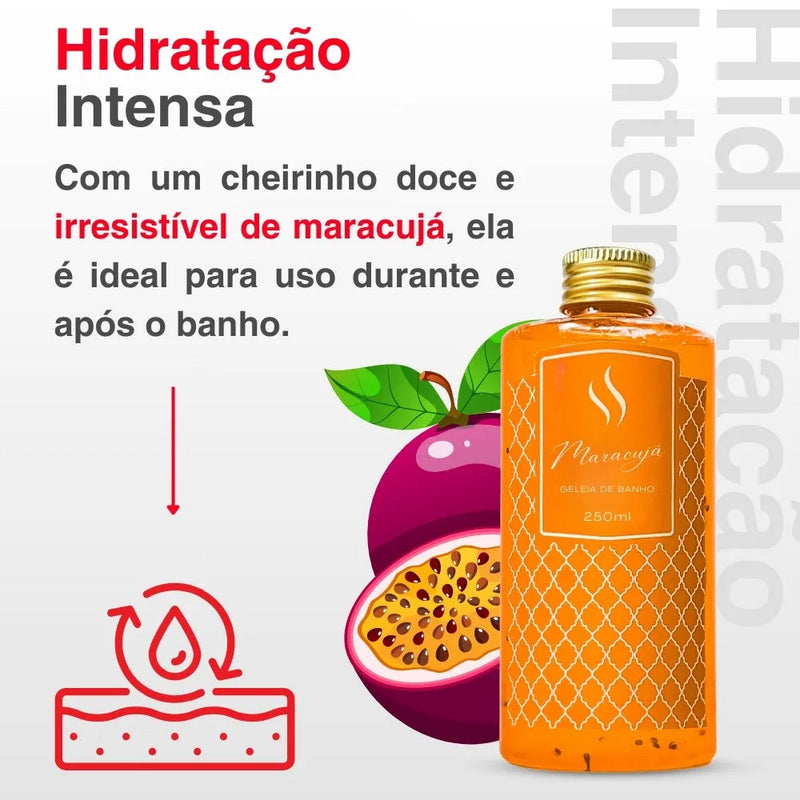 Geleia para Banho de Maracujá 250ml - Perfume de Ester