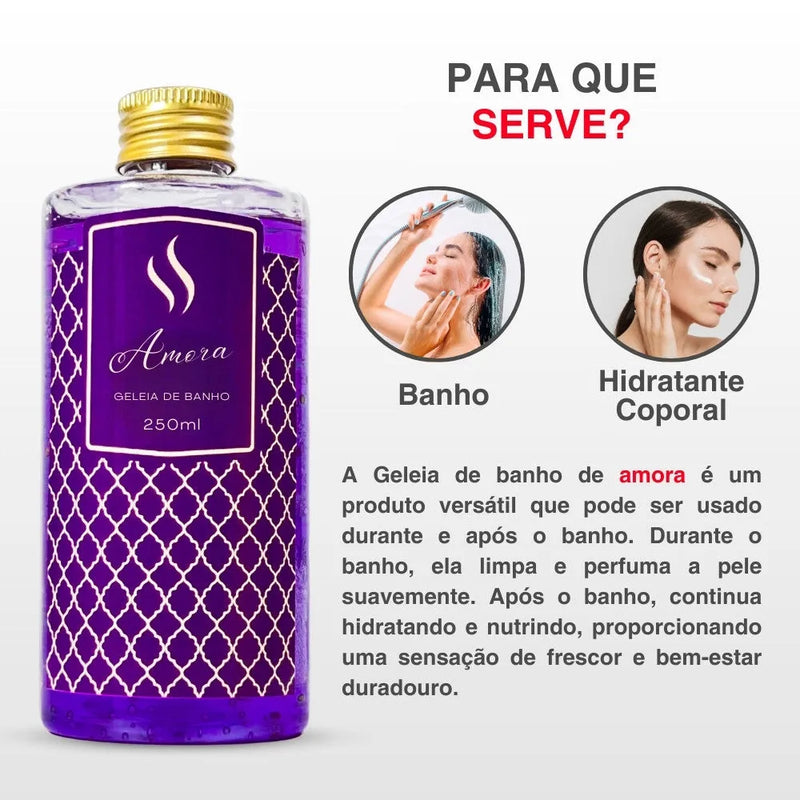 Geleia para Banho de Amora 250ml - Perfume de Ester