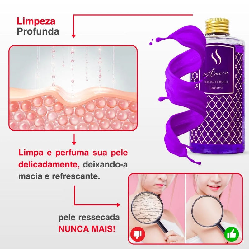 Geleia para Banho de Amora 250ml - Perfume de Ester