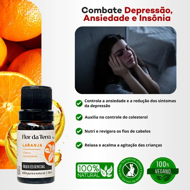 Óleo Essencial Laranja 10ml - Perfume de Ester