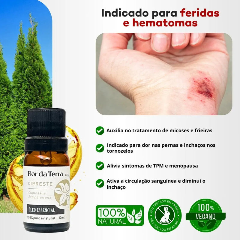 Óleo Essencial Cipreste 10ml - Perfume de Ester