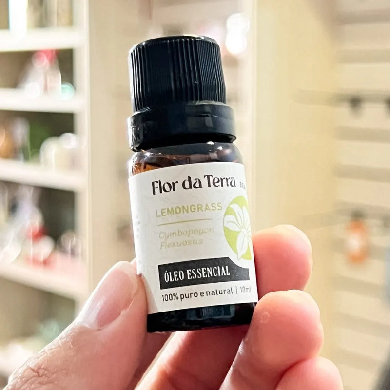 Óleo Essencial Lemongrass 10ml - Perfume de Ester