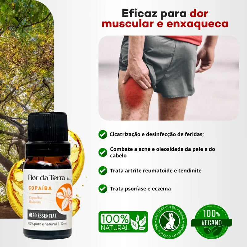 Óleo Essencial Copaíba 10ml - Perfume de Ester