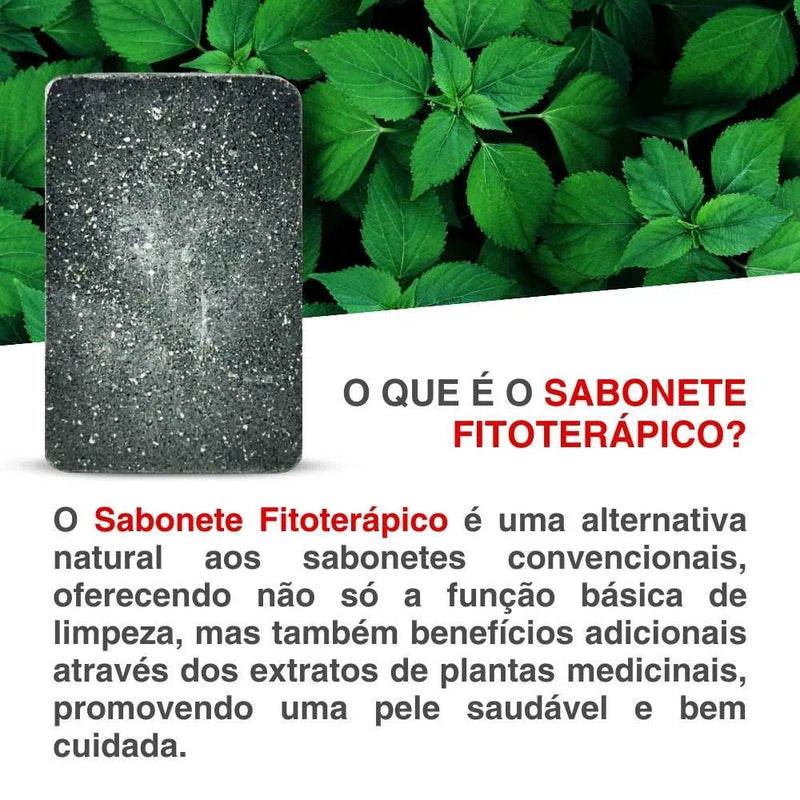 Sabonete Fitoterápico de Argila Cinza/Verde 100g - Perfume de Ester - Perfume de Ester