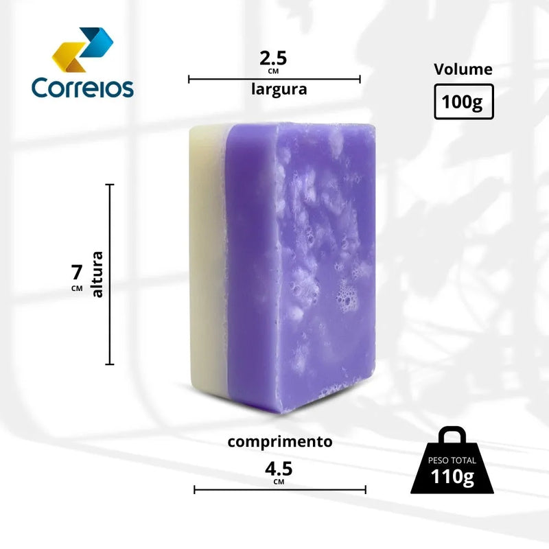 Sabonete Fitoterápico Relaxante de Lavanda 100g - Perfume de Ester - Perfume de Ester