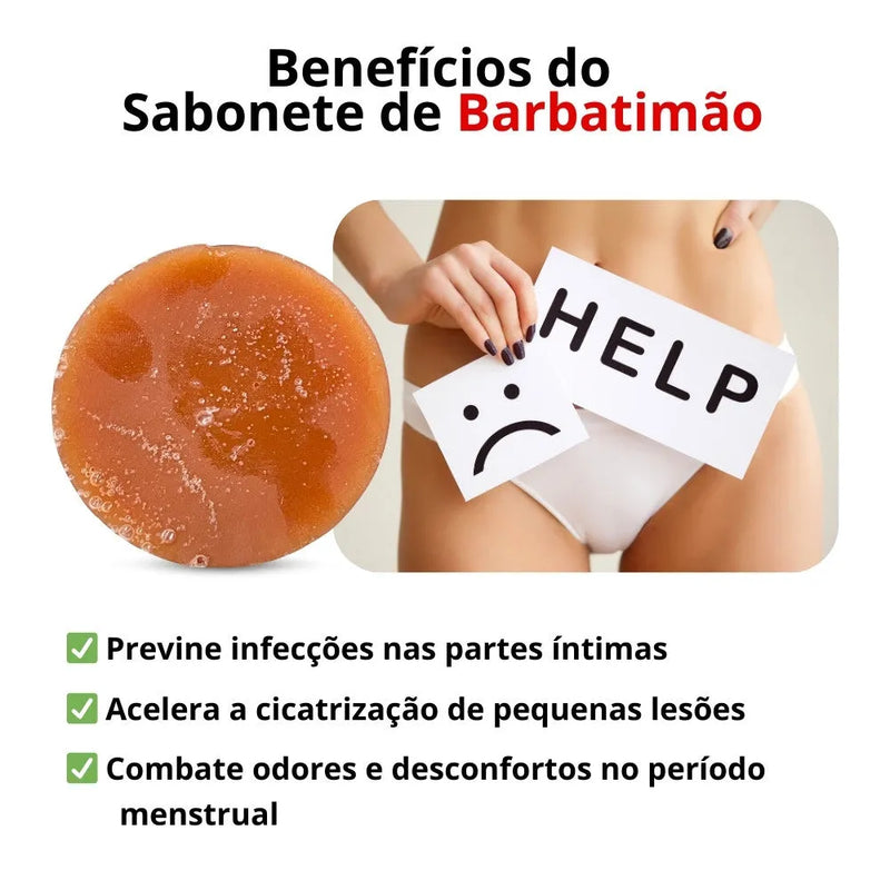 Sabonete Fitoterápico de Barbatimão 80g - Perfume de Ester - Perfume de Ester