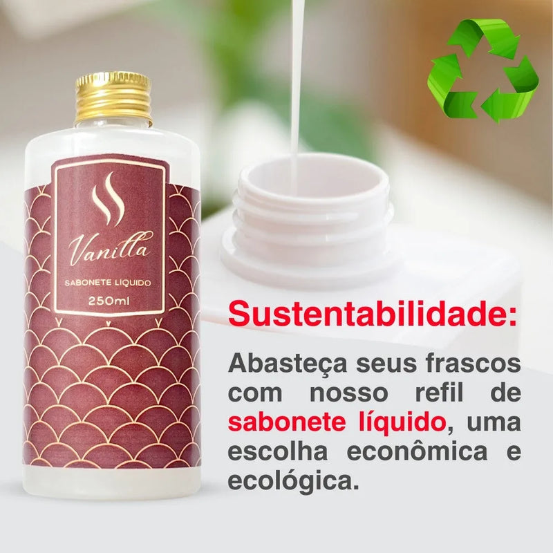 Sabonete Líquido Hidratante Refil - Vanilla 250ml - Perfume de Ester