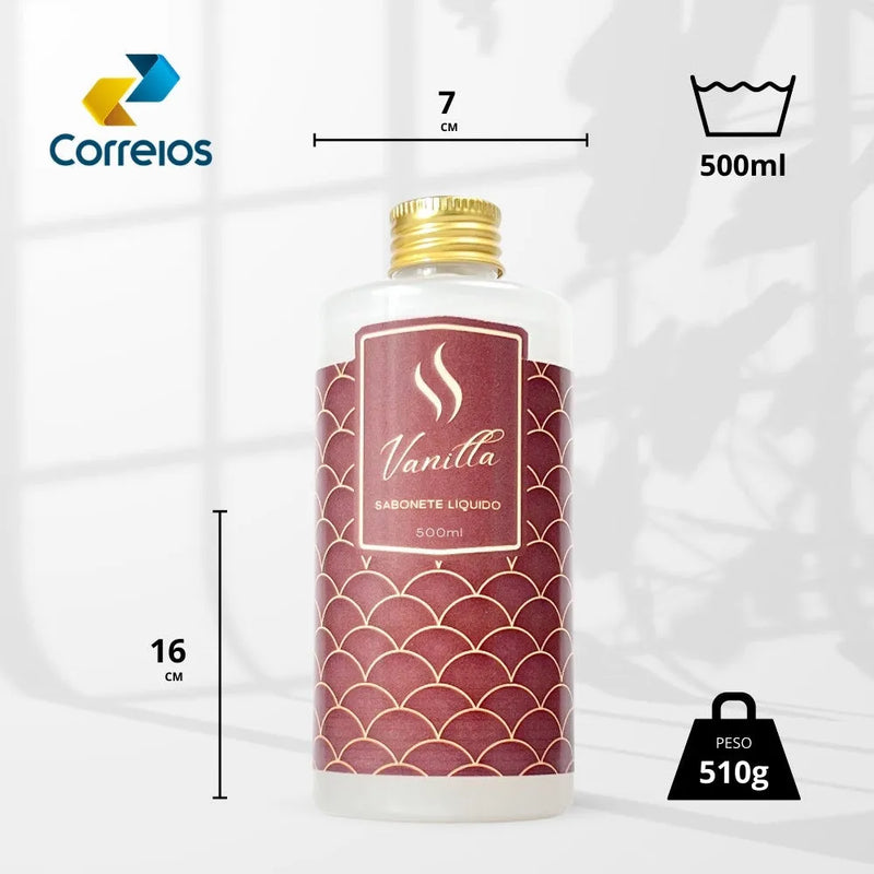 Sabonete Líquido Hidratante Refil - Vanilla 500ml - Perfume de Ester