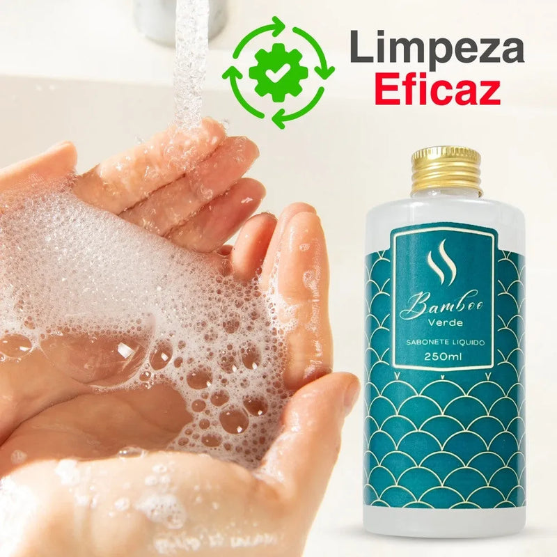 Sabonete Líquido Hidratante Refil - Bamboo Verde 250ml - Perfume de Ester