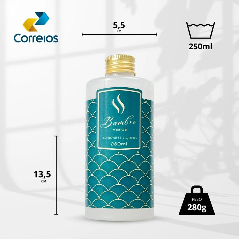 Sabonete Líquido Hidratante Refil - Bamboo Verde 250ml - Perfume de Ester