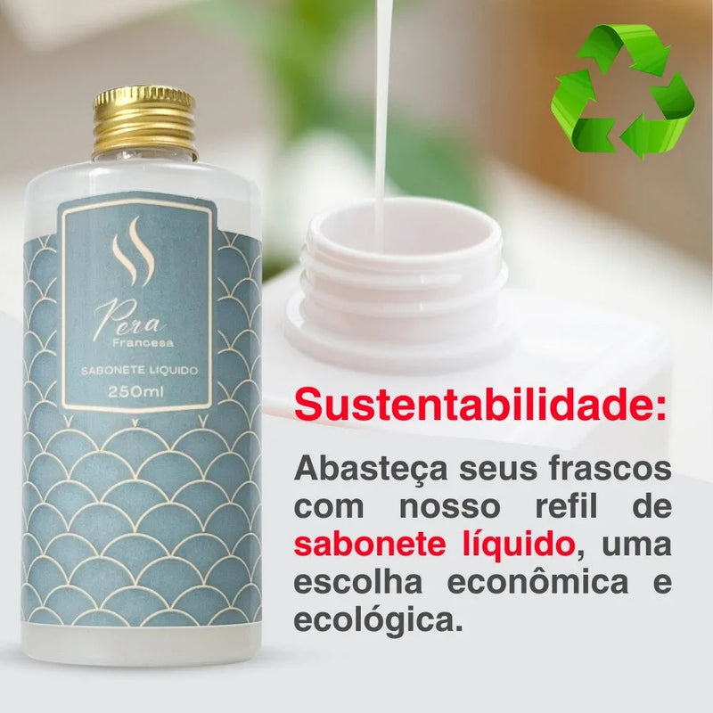 Sabonete Líquido Hidratante Refil - Pera Francesa 250ml - Perfume de Ester