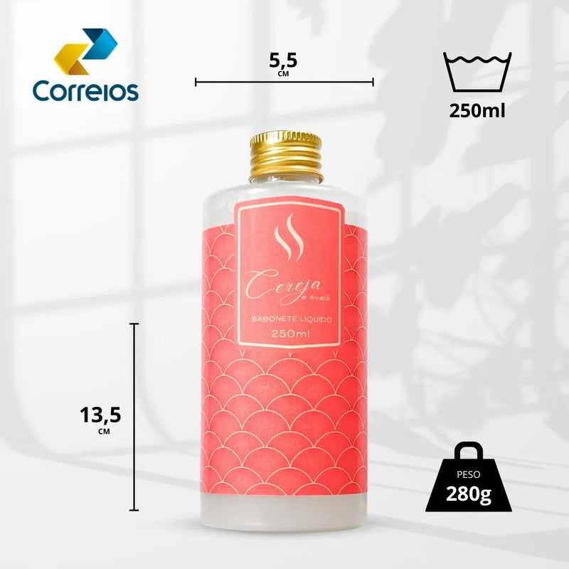 Sabonete Líquido Hidratante Refil - Cereja e Avelã 250ml - Perfume de Ester