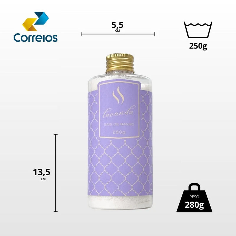 Sais de Banho Lavanda Inglesa 250g - Perfume de Ester