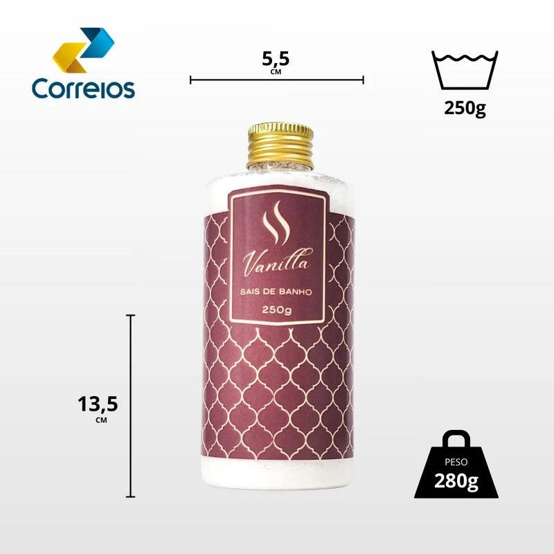 Sais de Banho Vanilla 250g - Perfume de Ester