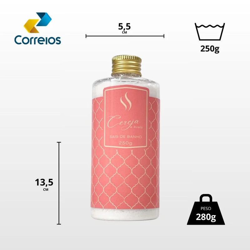 Sais de Banho Cereja e Avelã 250g - Perfume de Ester