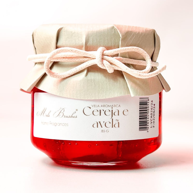 Vela Aromática de Cereja e Avelã - 85g